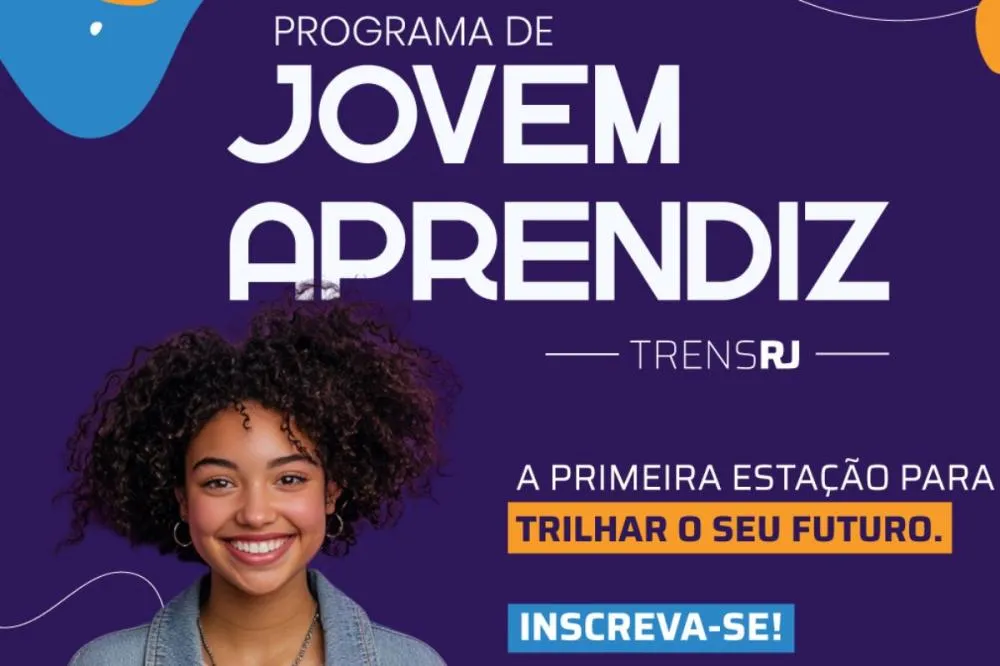 TrensRJ abre 68 vagas para Jovem Aprendiz; inscrições vão até 19 de agosto