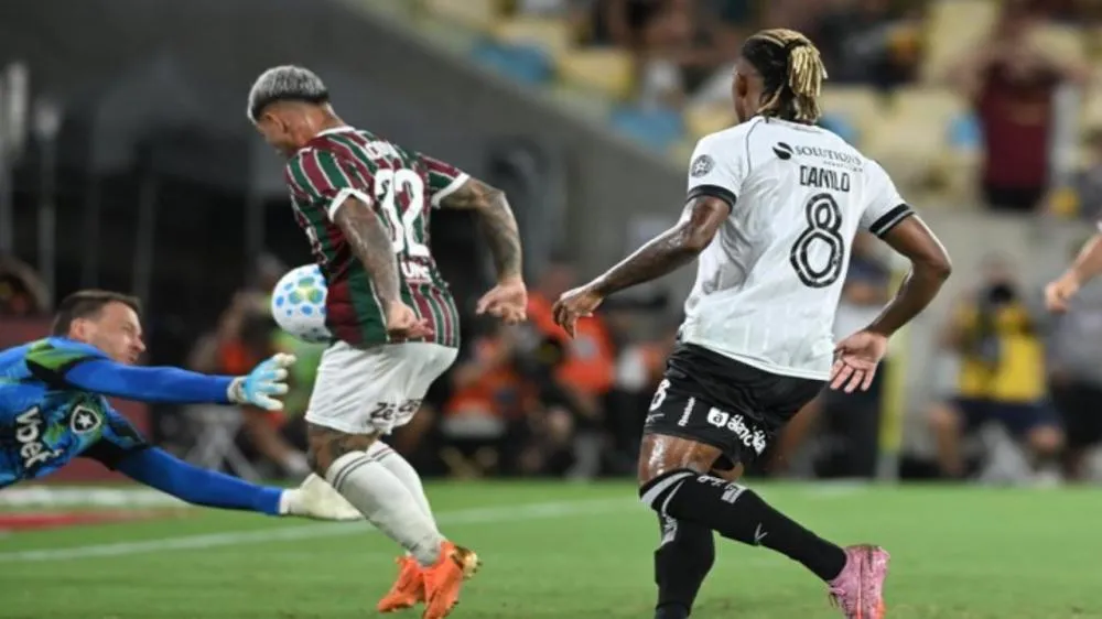 Lucho Acosta autor do gol da vitória do Fluminense. (Foto: Celso Puppo/Blog Fim de Jogo)