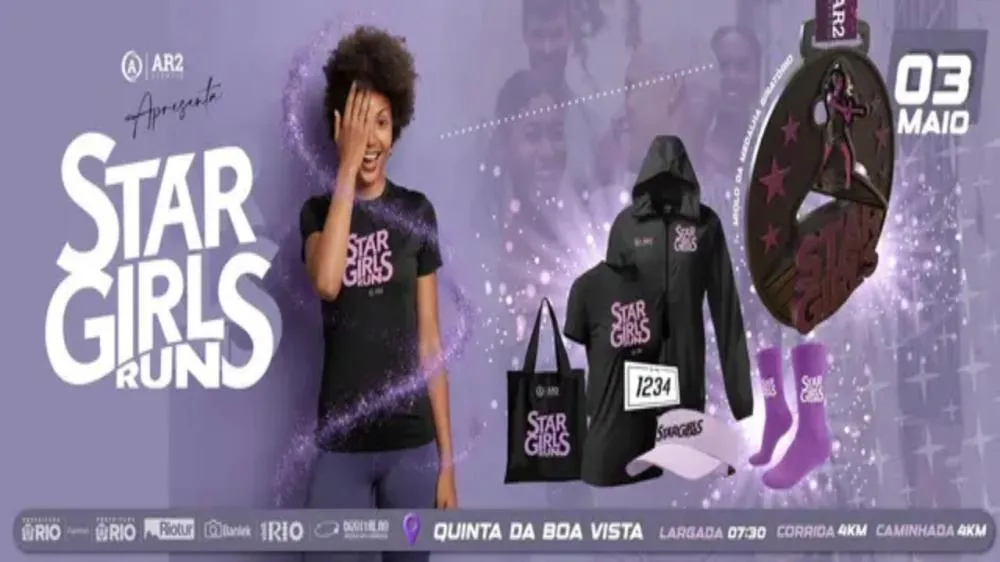 Corrida exclusiva para mulheres na Quinta da Boa Vista. (Foto: Reprodução/AR2 Eventos)