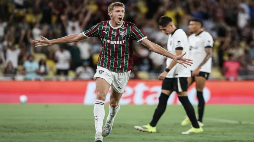 Rodrigo Castillo autor do gol da vitória do Fluminense diante do Atlético-MG. (Foto: Lucas Merçon/Fluminense)