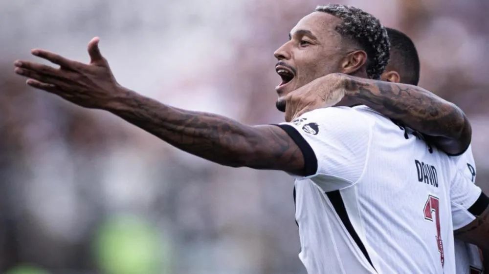 David autor do gol da vitória do Vasco contra o Grêmio pelo Brasileirão. (Foto: Matheus Lima/Vasco)