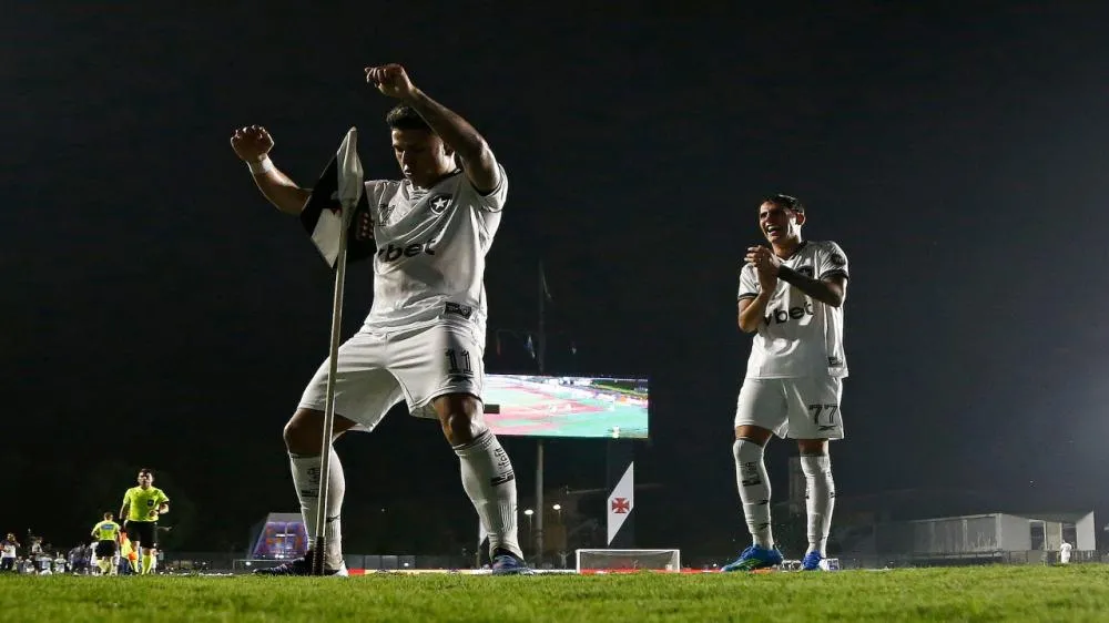 Matheus Martins autor do gol da virada do Botafogo diante do Vasco em São Januário. (Foto: Vitor Silva/Botafogo)