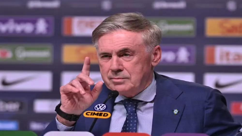 Carlo Ancelotti treinador da Seleção Brasileir na Copa de Mundo de 2026. (Foto: André Durão)
