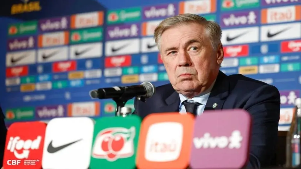 Carlo Ancelotti, treinador da Seleção Brasileira na Copa do Mundo de 2026. (Foto: Rafael Ribeiro/CBF)