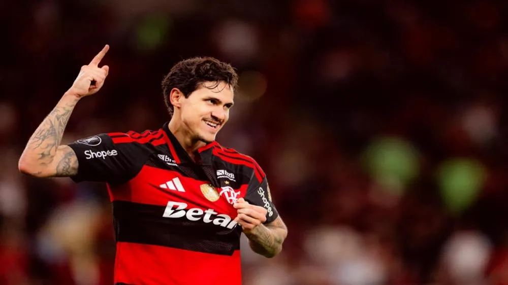 Pedro artilheiro do time e autor do gol da vitória na Libertadores. (Foto: Gilvan de Souza/Flamengo)
