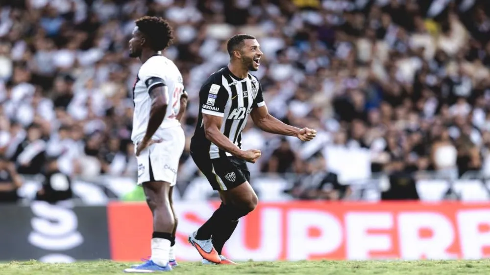 Vitor Hugo autor do gol da vitória do Atlético contra o Vasco. (Foto: Pedro Souza/Atlético-MG)