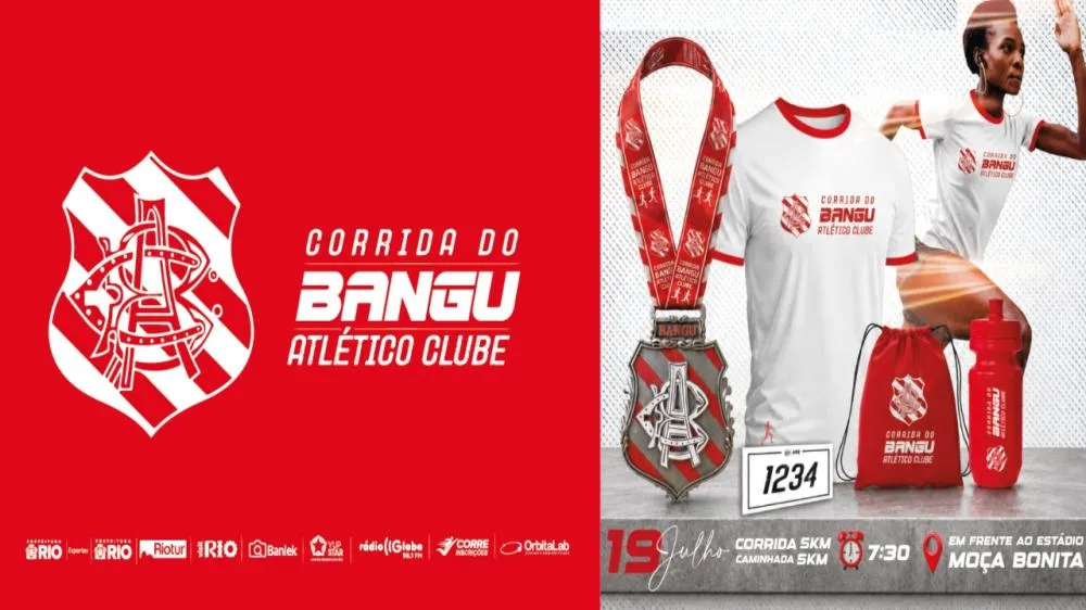Corrida do Bangu Atlético Clube um dos principais time do Rio de Janeiro. (Foto: Divulgação)