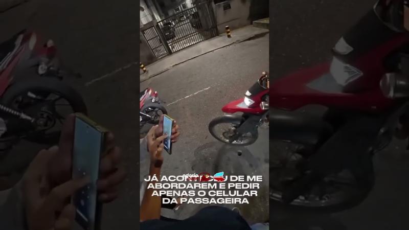 Rio de Janeiro: Motoboy é assaltado por dupla armada em moto em Madureira; câmera registrou ação