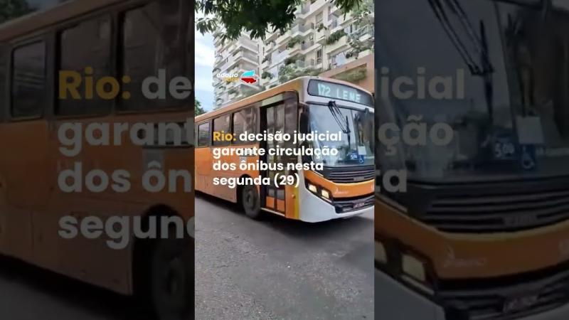 Justiça entra em ação e impede paralisação total dos ônibus no Rio